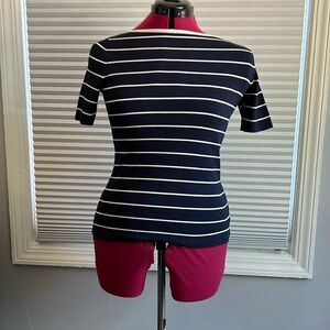 Boatneck stripe shirt